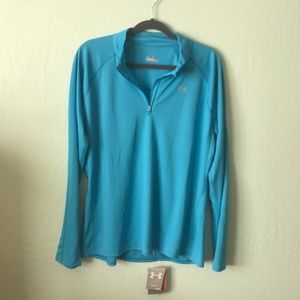 Blue under armour zip up